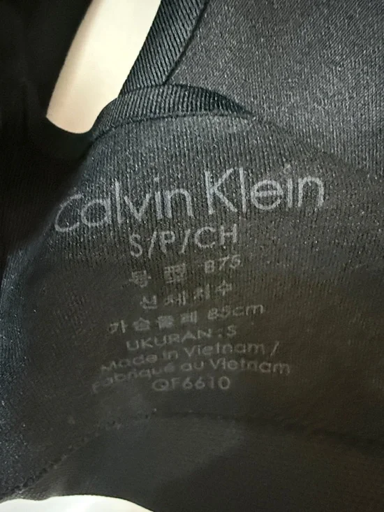 Calvin Klein Women's Bonded Flex Lightly Lined Bralette, Black, Small. R9A - Picture 5 of 8